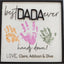Personalized Best Ever DIY Handprint Sign, DIY Children’s Gift, Father’s Day Gift