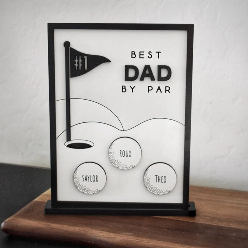 Personalized Golf Themed Sign, Father's Day Gift