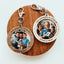 Personalized Wooden Photo Keychain, Father's Day Gift