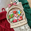 Personalized Family Christmas Stockings Shaker Ornament, Heartwarming Holiday Decoration