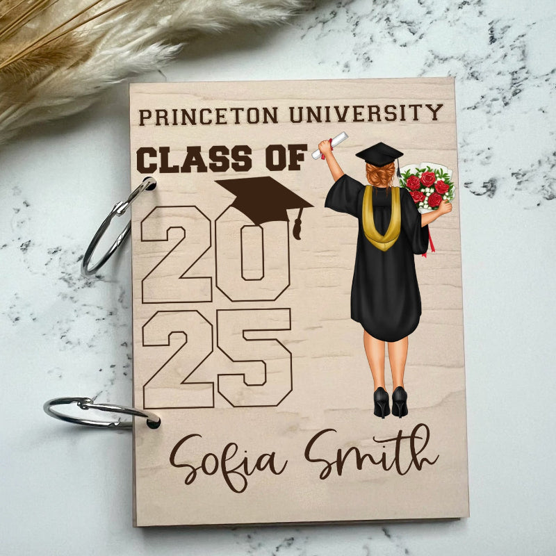 Personalized Graduation Appreciation Card Holder, Card Organizer for Graduate, Graduation Keepsake Gift For Friends, Family