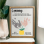 Personalized DIY Blooming Handprint Sign, Mother's Day Keepsake Gift