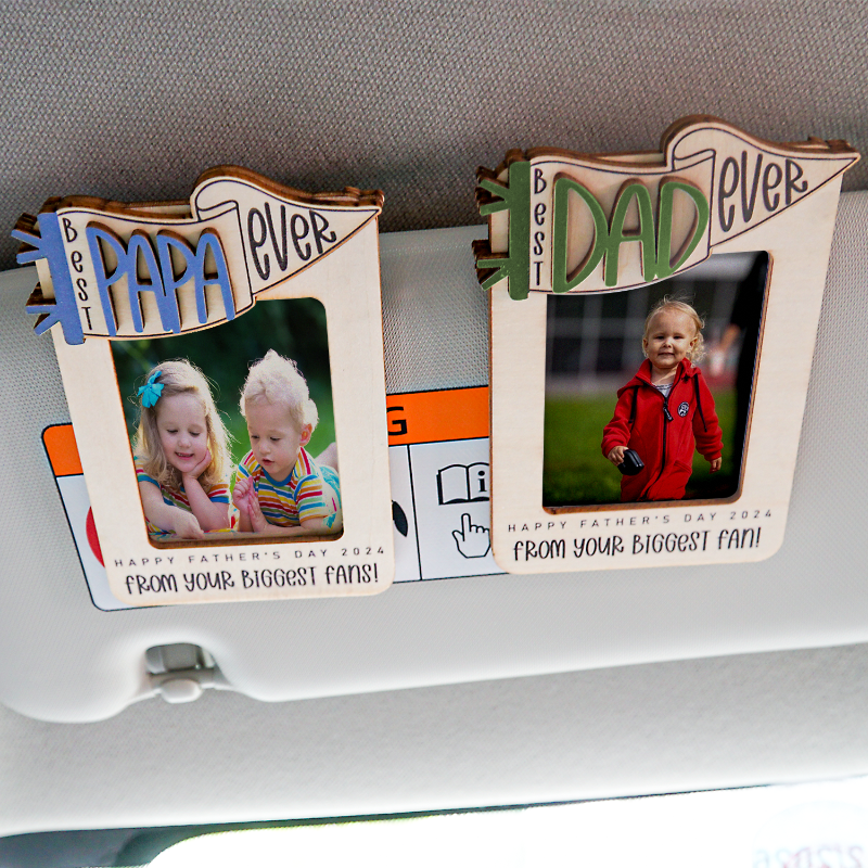 Personalized Biggest Fans Of Dad Photo Holder, Father's Day Gift Ideas