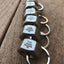Personalized Stainless Steel Nut Keychain, Unique Gift For Men, Anniversary Gift
