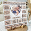 Personalized Wooden Photo Plaque, Custom Photo 10 Reasons Why I Love You