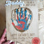 Personalized Father's day DIY Handprint, Footprint Sign