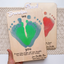 Personalized DIY "We Love You" Footprint Sign, Father's Day Gift
