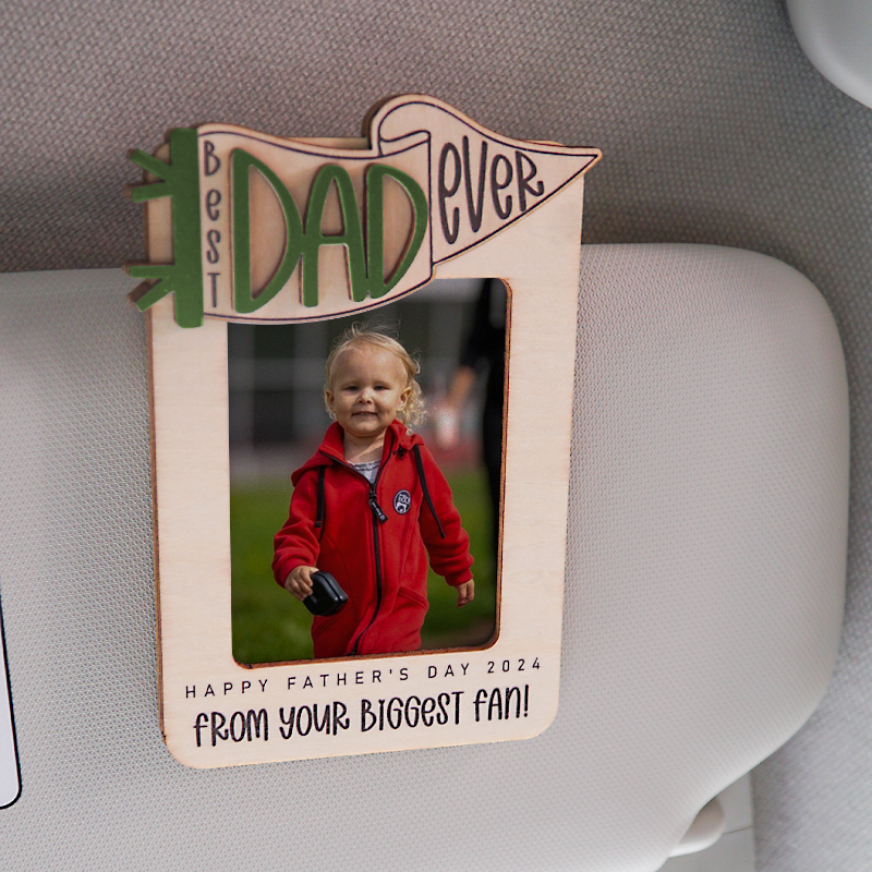 Personalized Biggest Fans Of Dad Photo Holder, Father's Day Gift Ideas