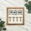 Personalized Father's Day Wooden Hammer Style Sign, Father's Day Gift