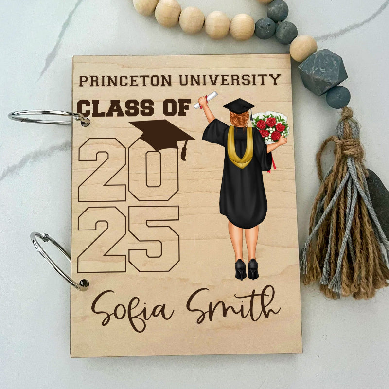 Personalized Graduation Appreciation Card Holder, Card Organizer for Graduate, Graduation Keepsake Gift For Friends, Family