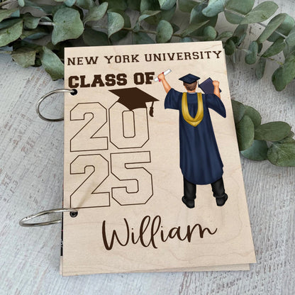 Personalized Graduation Appreciation Card Holder, Card Organizer for Graduate, Graduation Keepsake Gift For Friends, Family