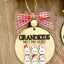 Personalized Grandkids Melt My Heart Christmas Ornament