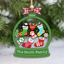 Personalized Family Christmas Stockings Shaker Ornament, Heartwarming Holiday Decoration