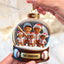 Baseball Gingerbread Family Sport Lover 3D Effect Personalized Acrylic Ornament