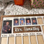 Personalized Rustic Photo Display Board, Back to School Gift for Kid