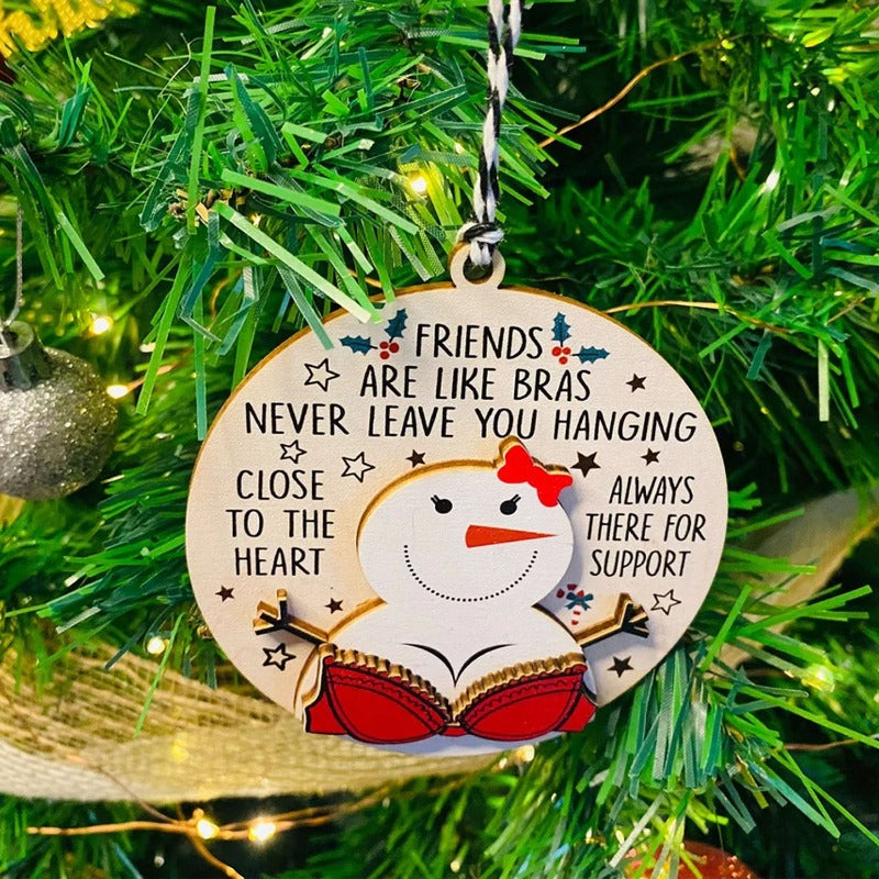 Funny Friend Christmas Ornament, Funny Christmas Gift for Friends