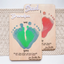 Personalized DIY "We Love You" Footprint Sign, Father's Day Gift
