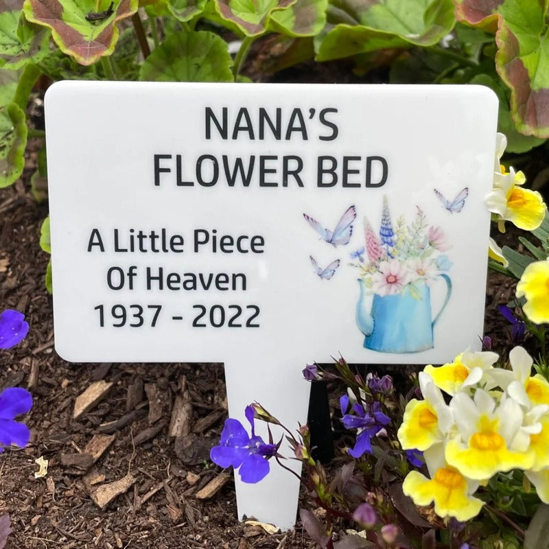 Personalized Garden Marker Sign, Gardening Sign For Father's Day