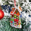 Personalized Cartoon Green Family Acrylic Ornament, Heartwarming Holiday Decoration For Family