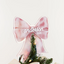 Personalized Christmas Tree Bow Acrylic Topper, Holiday Decoration