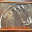 Personalized "Hooked On" Wooden Sign, Father's Day Sign