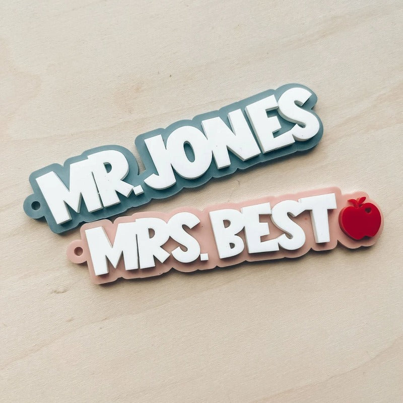 Personalized Teacher Keychain Gift, Teacher Appreciation, End of the year gift
