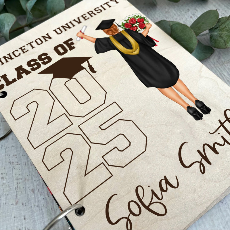 Personalized Graduation Appreciation Card Holder, Card Organizer for Graduate, Graduation Keepsake Gift For Friends, Family