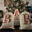 Personalized Name & Initial Santa Sack, Christmas Gift Bag