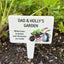 Personalized Garden Marker Sign, Gardening Sign For Father's Day