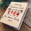 Personalized Family Stocking Holiday Card Keeper, Christmas Card Keepsake Holder