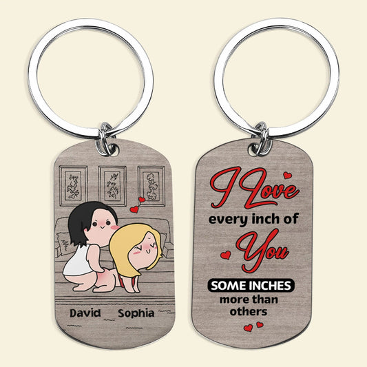 Personalized Gifts For Couple Keychain Naughty Couple, Valentine Gift