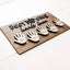 Personalized Best DAD Ever Hands Down Sign, Father's Day Gift