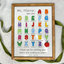 Personalized Teacher Motivational Alphabet Sign, Christmas Appreciation Gift