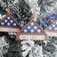 Personalized Memorial Military Flag Ornament with Names, Memorial Christmas Ornament