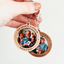 Personalized Wooden Photo Keychain, Father's Day Gift