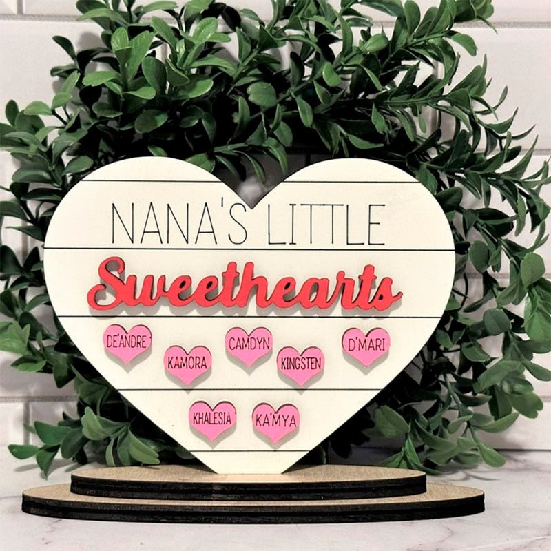 Personalized Mother's day sweet heart Sign