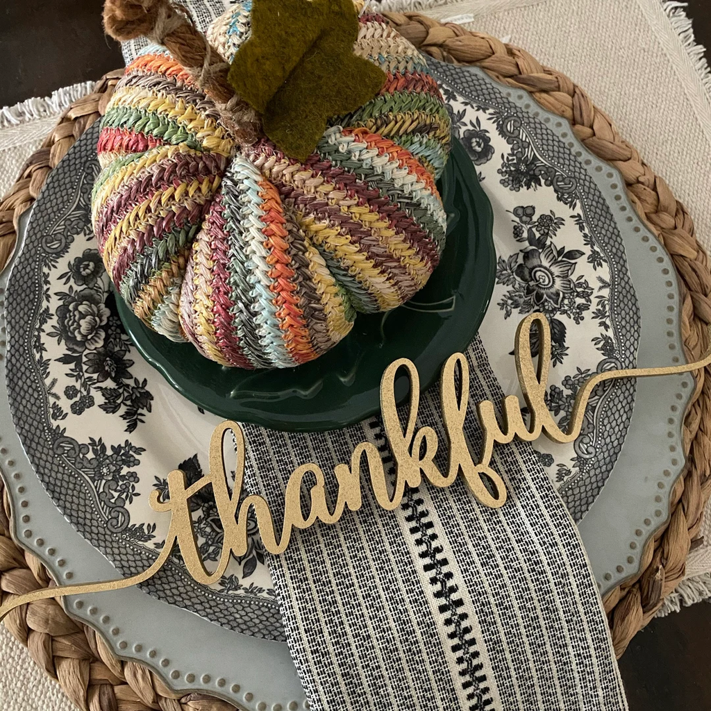 Wooden Place Cards, Thanksgiving Table Decor