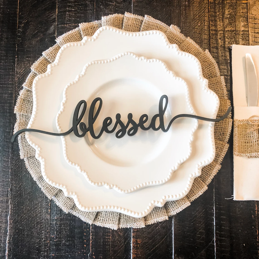 Wooden Place Cards, Thanksgiving Table Decor